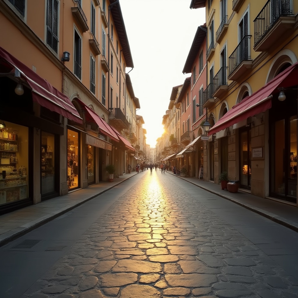 Quartiere commerciale di Roma vicino alla sede di Synavqenlab