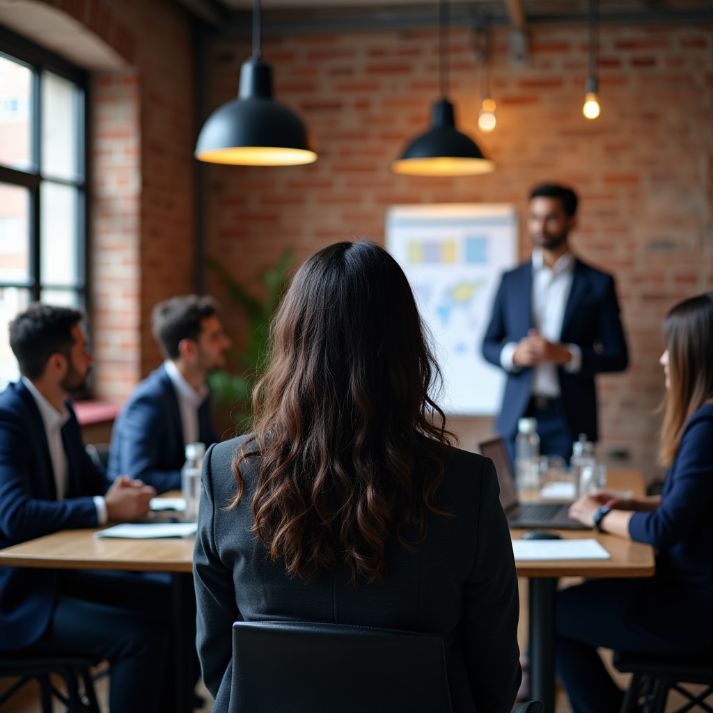 Sessione formativa in aula con partecipanti attivi